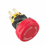 Button Switch Emergency Stop Button for AGV 16mm Multi Colors Round Shape