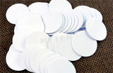 RFID Tag RFID Card Coin Shape Round Card 125KHz White φ25mm