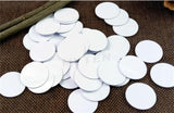 RFID Tag RFID Card Coin Shape Round Card 125KHz White φ25mm