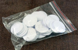 RFID Tag RFID Card Coin Shape Round Card 125KHz White φ25mm