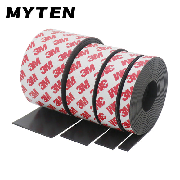 Self-Adhesive Rubber Magnet Strip Tape for AGV Magnetic Navigation Robot Xiaomi 10/20/30/40/50mm Width 1 meter Length Optional Length Black Colour